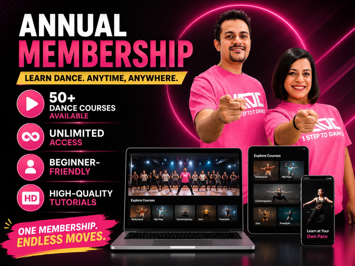 LADC Unlimited – 50+ Dance Courses | 1 Year Access